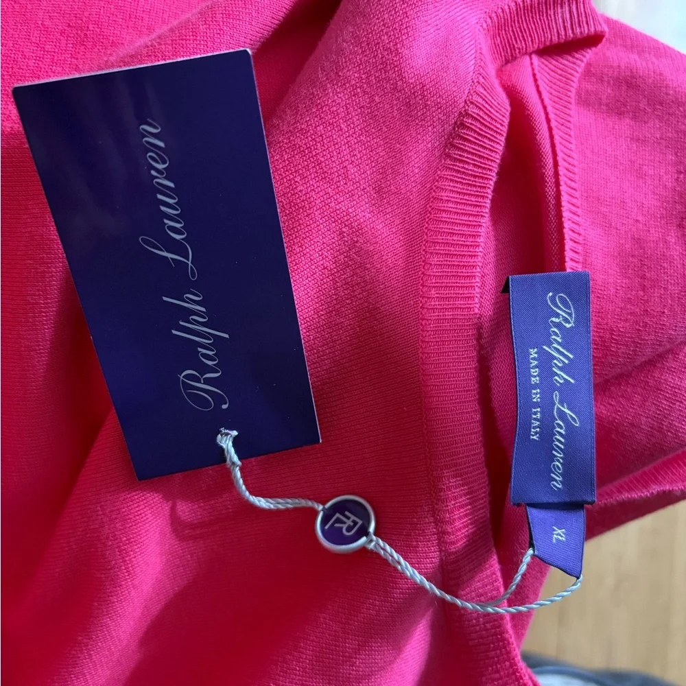 Polo Ralph Lauren Purple Label “cotton crewneck” size men’s XL NWT $695 retail - Picture 4 of 8